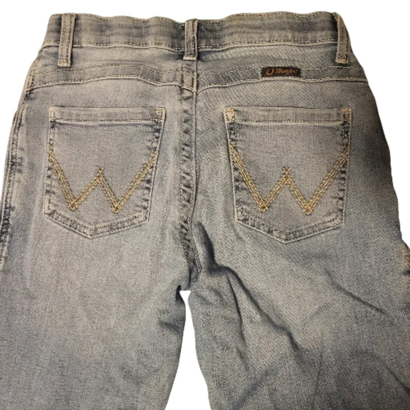 Wrangler Light Blue Women's Boot Cut Jeans - Picture 2 of 4